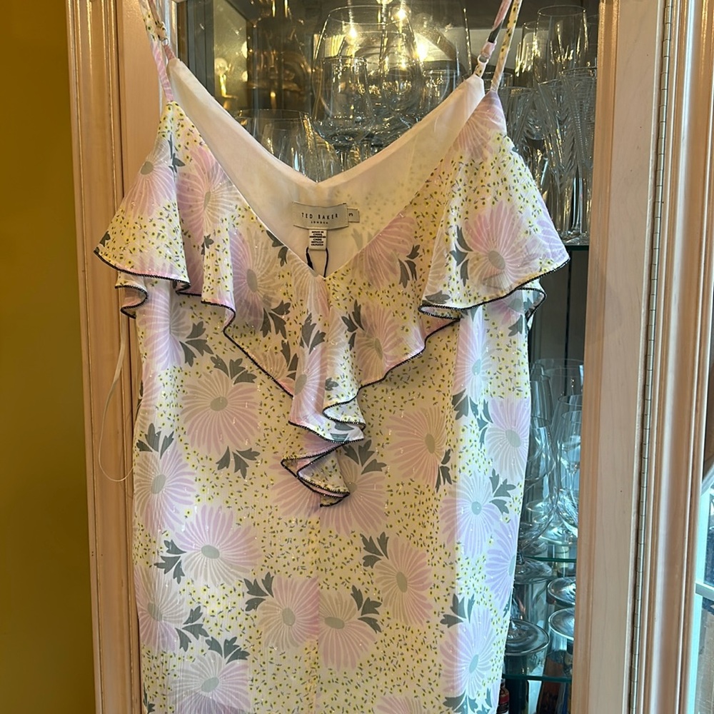 Floral Ruffle Camisole Top